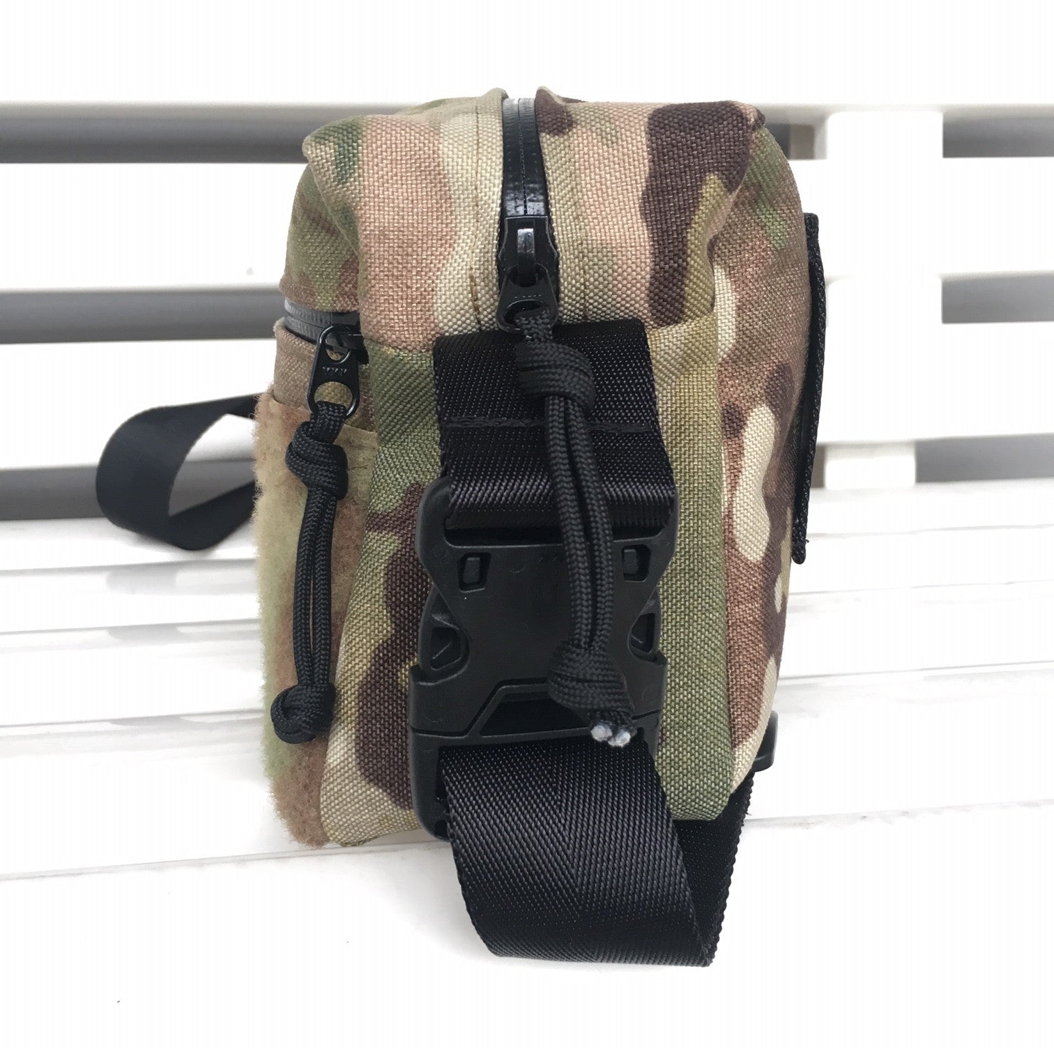 MIL-SPEC SHOULDER SLING BAG - 1000 DENIER CORDURA, SPLASHPROOF ZIPPERS (MULTICAM)