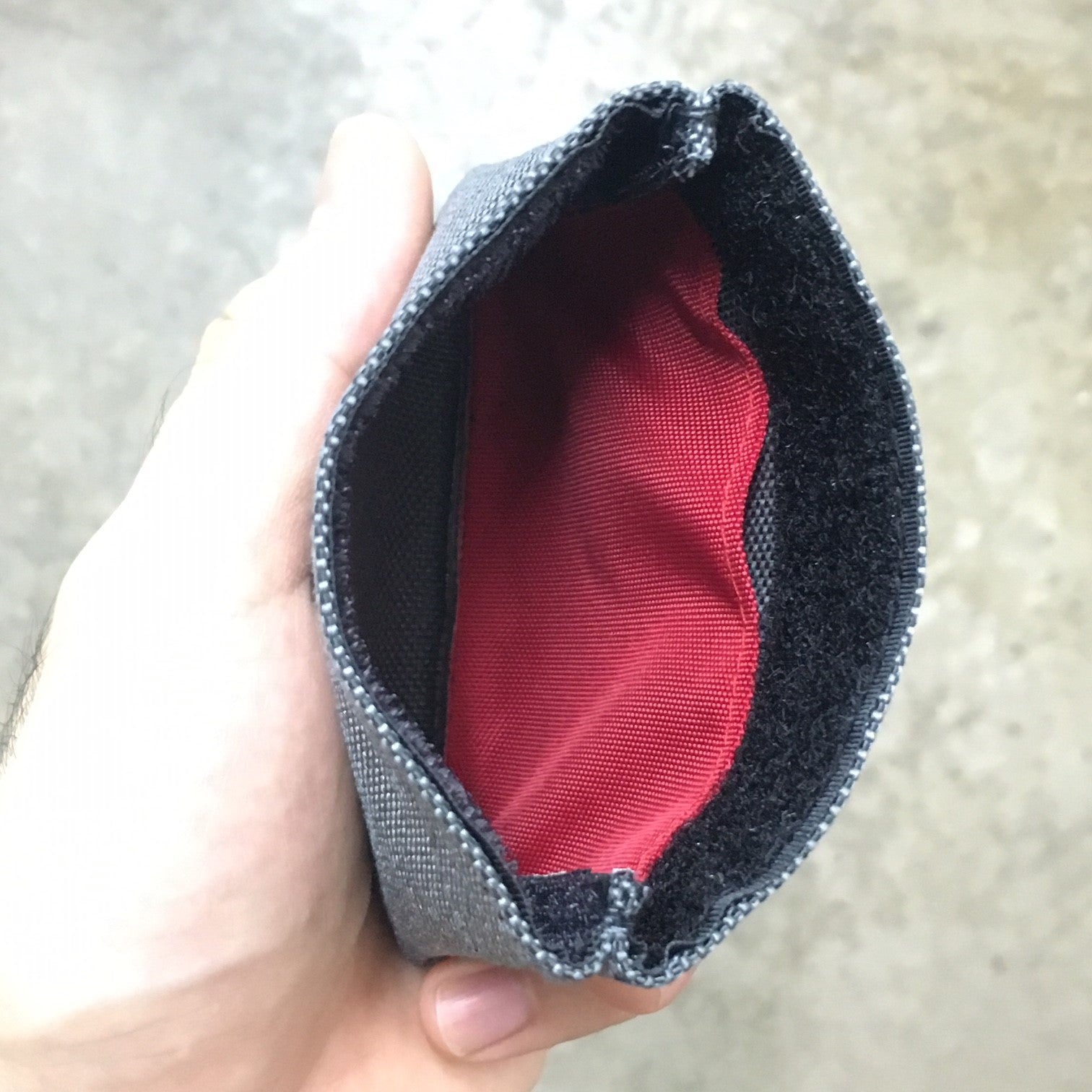 MIL-SPEC LARGE COIN PURSE - 1000 DENIER CORDURA (STEEL GRAY)