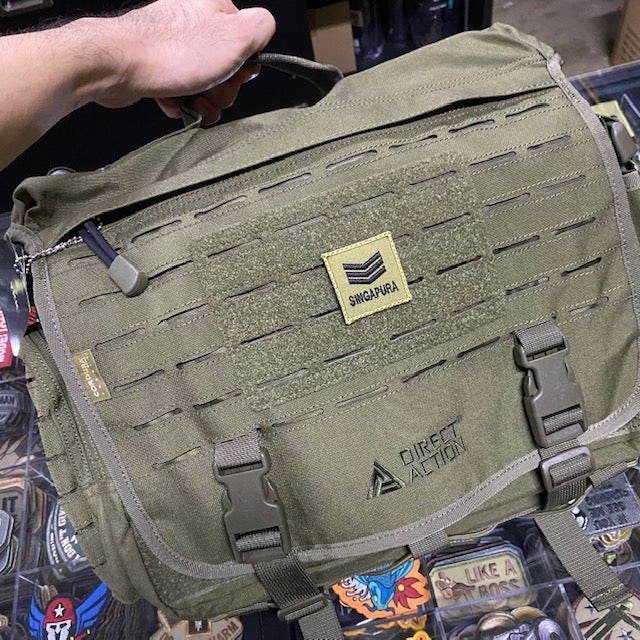 MINI SAF RANK PATCH - ME2 (OLIVE GREEN)