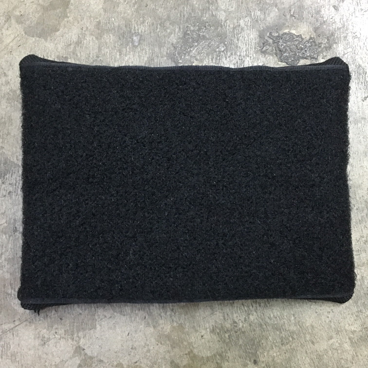 MIL-SPEC MINI EDC POUCH - LOOP SIDE VELCRO, SPLASH PROOF ZIPPER (ALL BLACK)