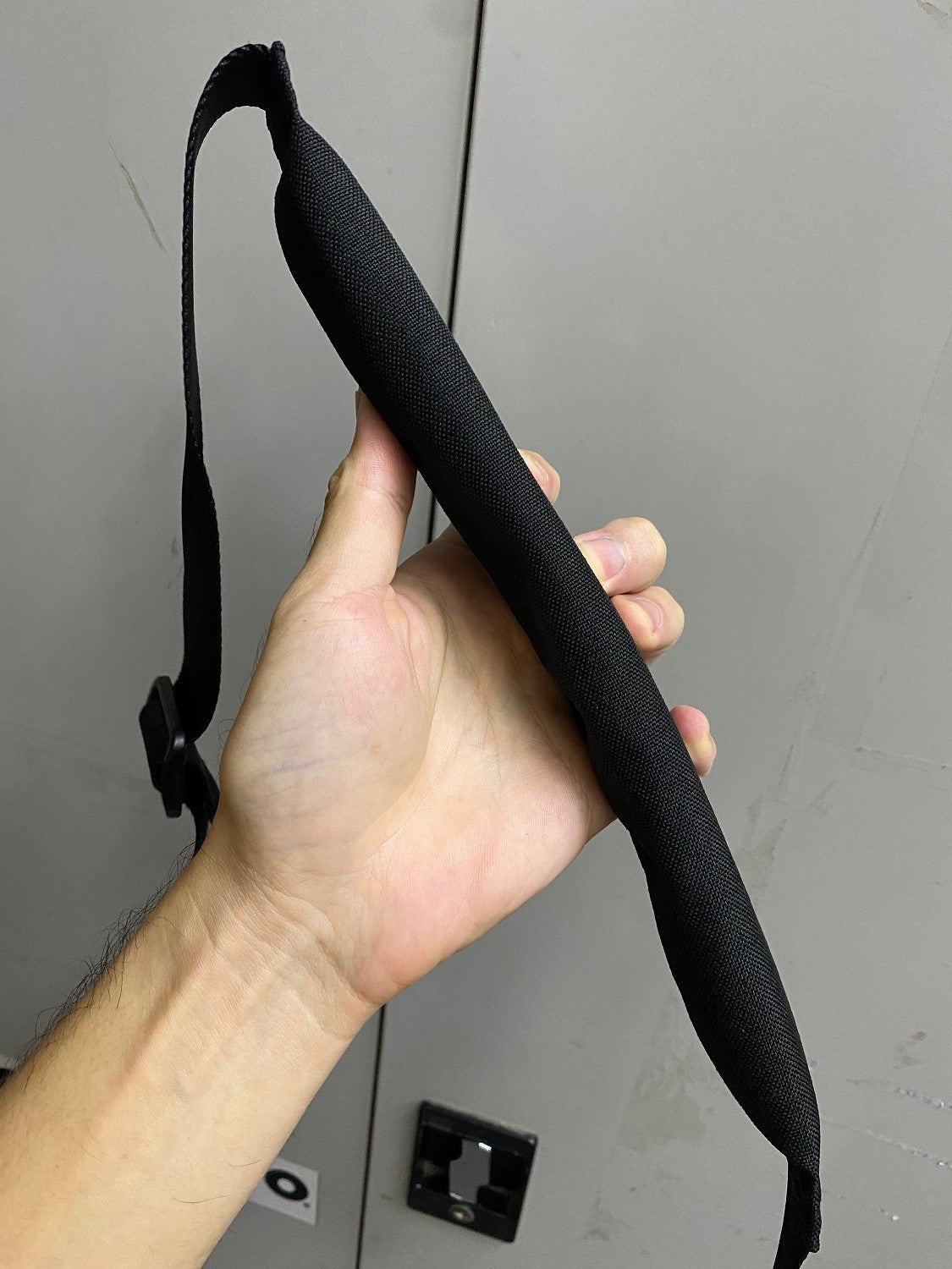 MIL-SPEC PADDED SHOULDER STRAP USING YKK SWIVEL HOOKS - STEEL GRAY