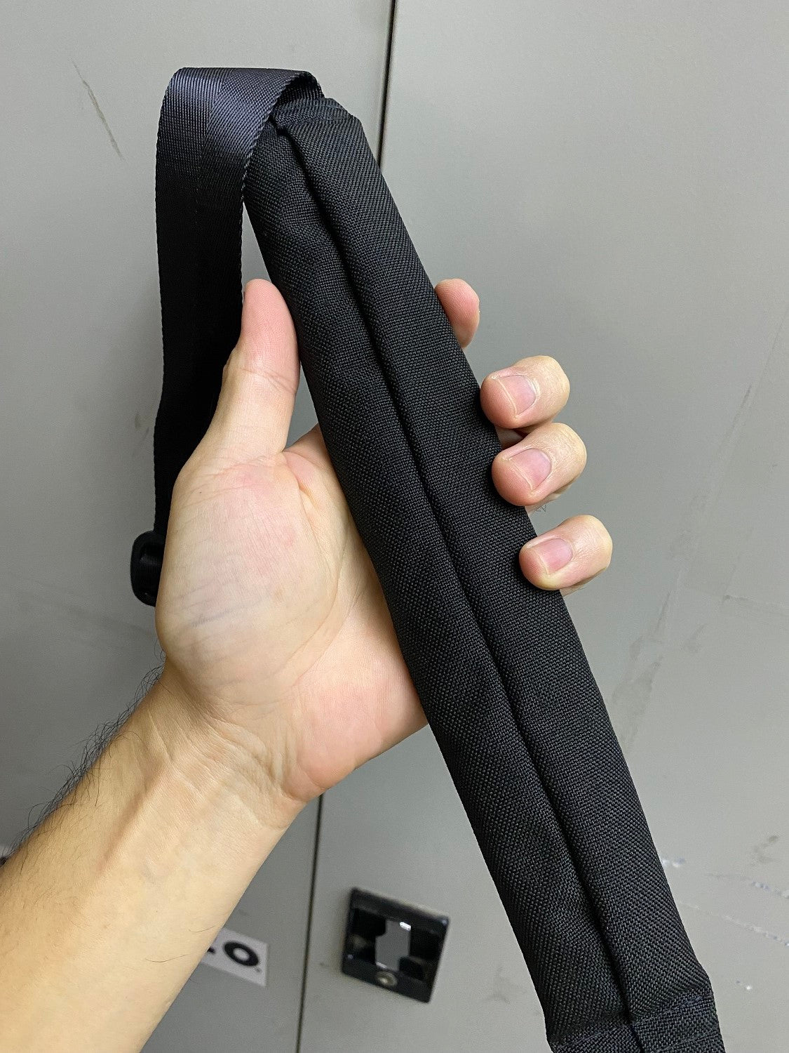 MIL-SPEC PADDED SHOULDER STRAP USING YKK SWIVEL HOOKS - STEEL GRAY