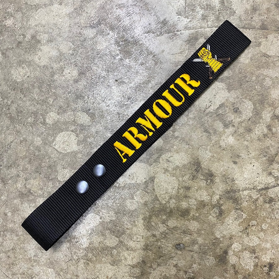 LUGGAGE TAG CUSTOMIZATION WITH ARMOUR LOGO