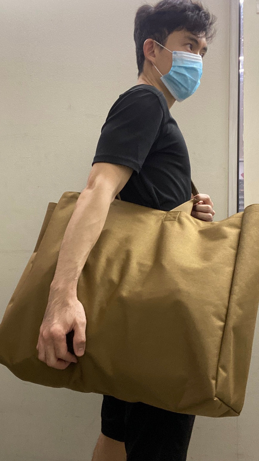 MIL-SPEC BIG BIG TOTE BAG - 500 DENIER NYLON FABRIC (TIGER STRIPE)