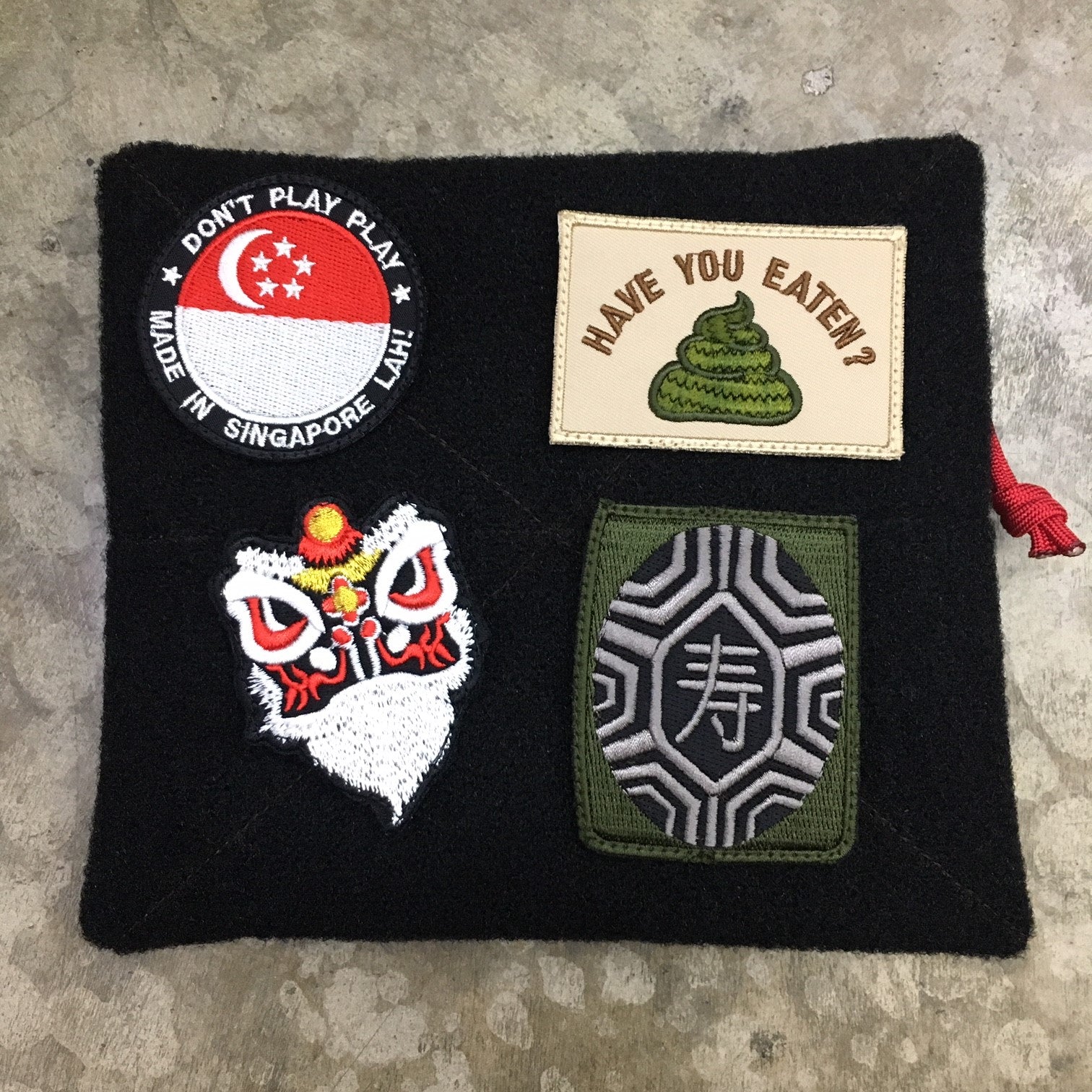 MIL-SPEC EDC POUCH LOOP SIDE VELCRO - 500 DENIER CORDURA (MULTICAM TROPIC)