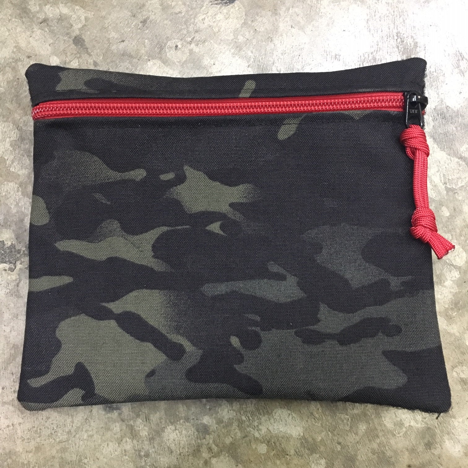 MIL-SPEC EDC POUCH LOOP SIDE VELCRO - 500 DENIER CORDURA (MULTICAM BLACK)