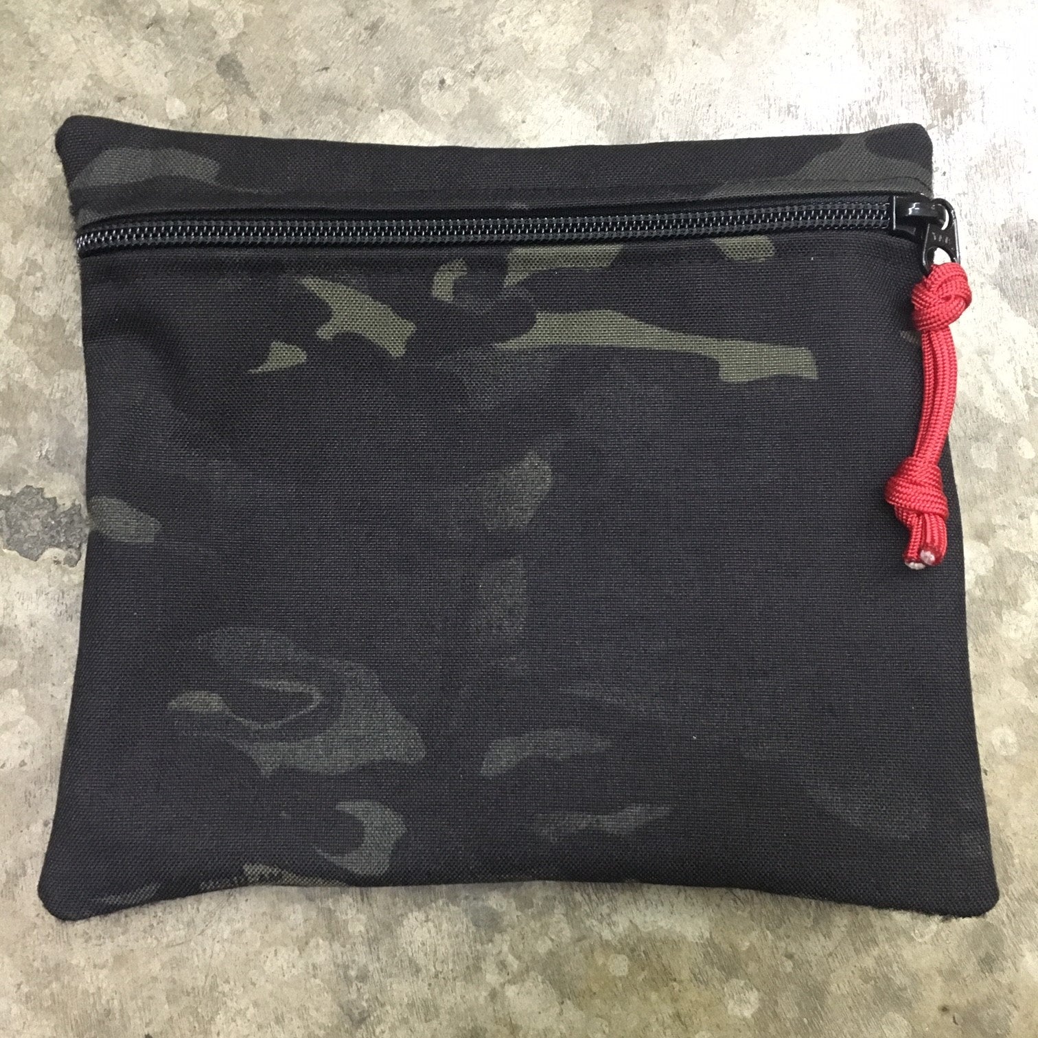 MIL-SPEC EDC POUCH LOOP SIDE VELCRO - 500 DENIER CORDURA (MULTICAM BLACK)