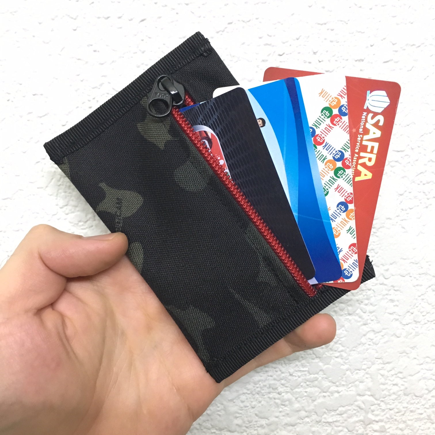 MIL SPEC CARD CASE WITH LOOP SIDE VELCRO - (MULTICAM BLACK)