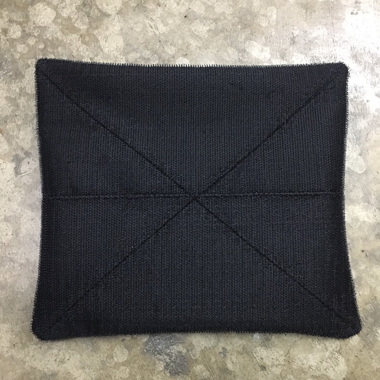 MIL-SPEC EDC POUCH HOOK SIDE VELCRO - 1000 DENIER CORDURA (BLACK)