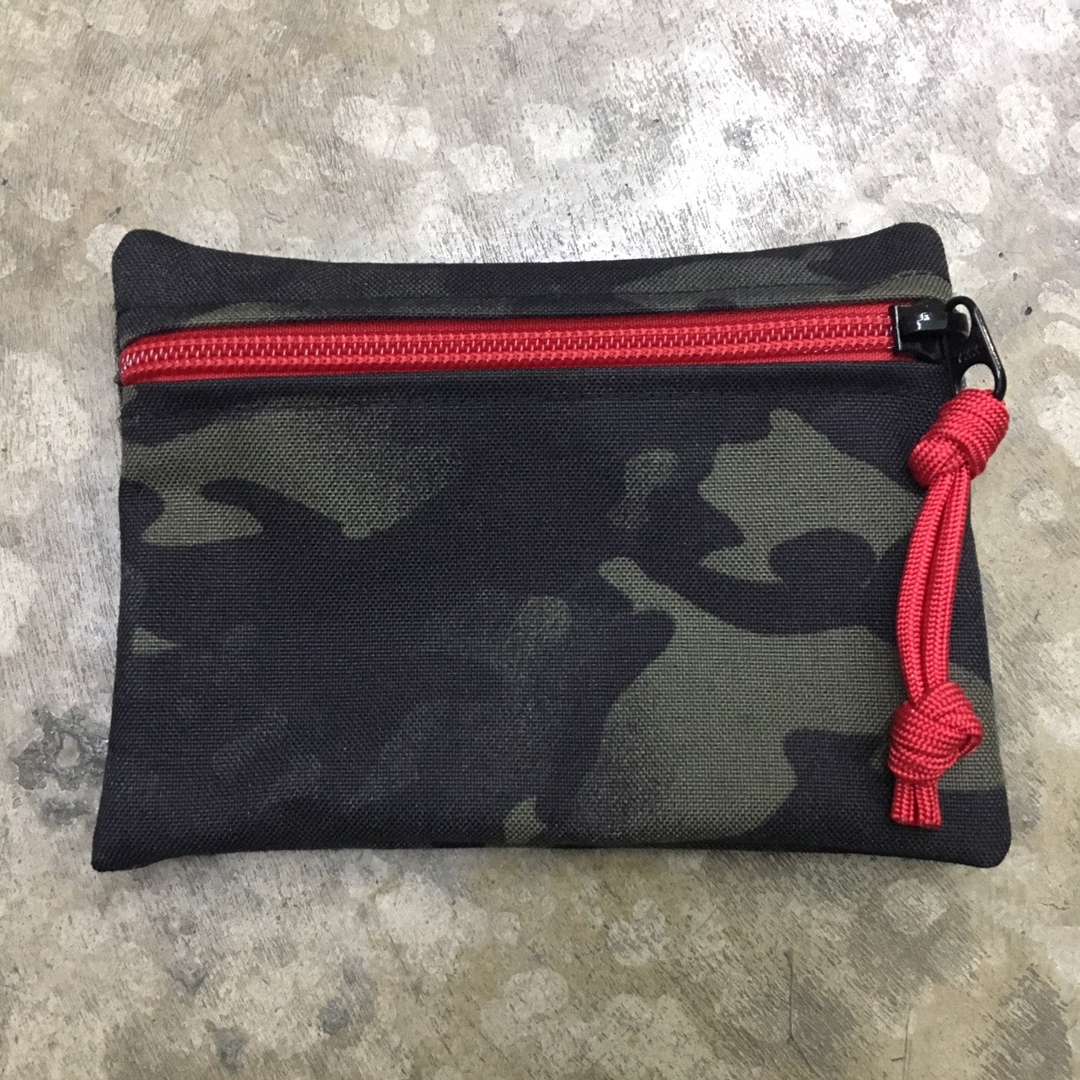 MIL-SPEC MINI EDC POUCH - HOOK SIDE VELCRO (MULTICAM BLACK)