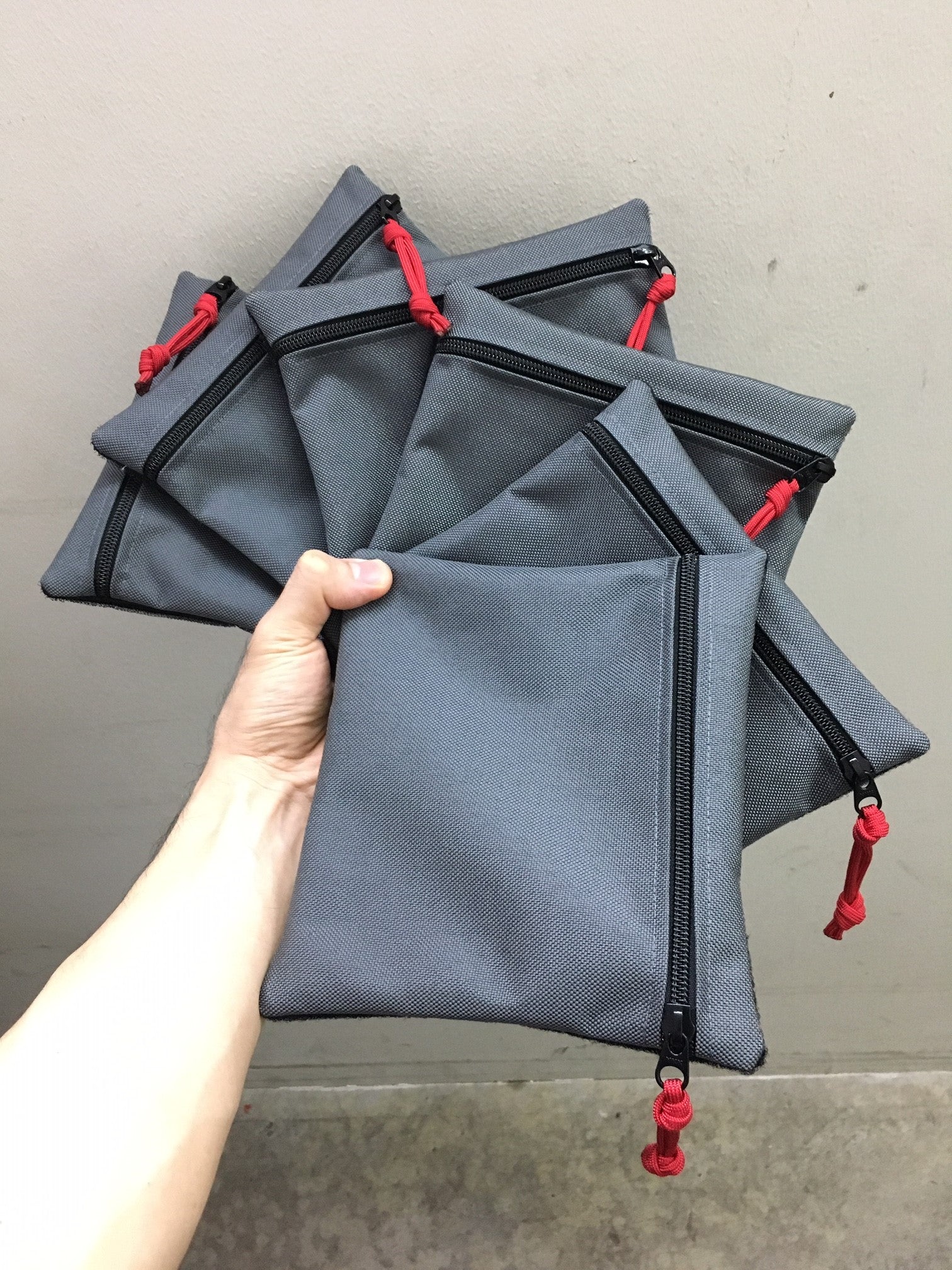 MIL-SPEC EDC POUCH LOOP SIDE VELCRO - 1000 DENIER CORDURA (STEEL GREY)