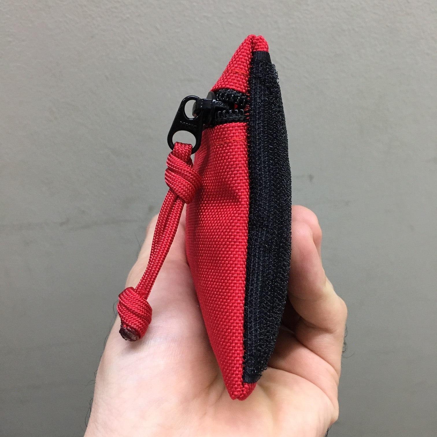 MIL-SPEC MINI EDC POUCH - LOOP SIDE VELCRO (RED)