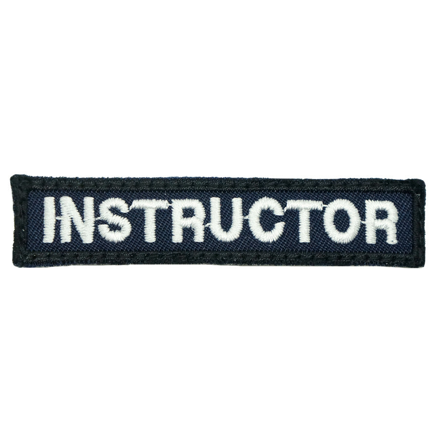 INSTRUCTOR TAG 7CM - NAVY WHITE