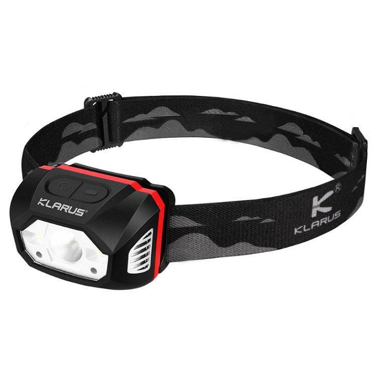 KLARUS HM1 SMART-SENSING RECHARGEABLE LED HEADLAMP - CREE XPG-3 - USES BUILT-IN 1800MAH LI-ION BATTERY PACK - 440 LUMENS