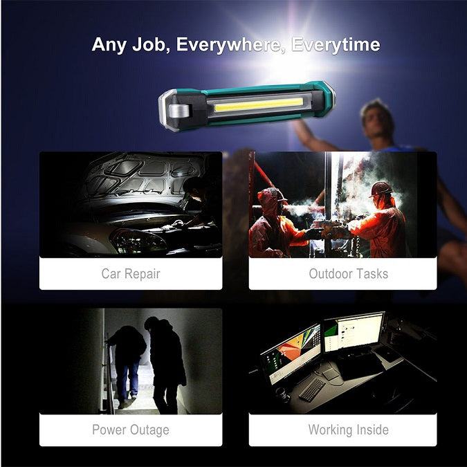 KLARUS WL1 WORK LIGHT - USES BUILT-IN 3.7V 2000MAH LI-ION BATTERY PACK - 550 LUMENS