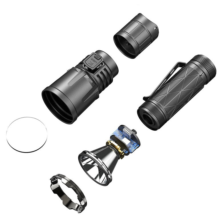 KLARUS XT21X PRO RECHARGEABLE LED FLASHLIGHT - CREE XHP70.2 - 4400 LUMENS - INCLUDES 1 X 21700