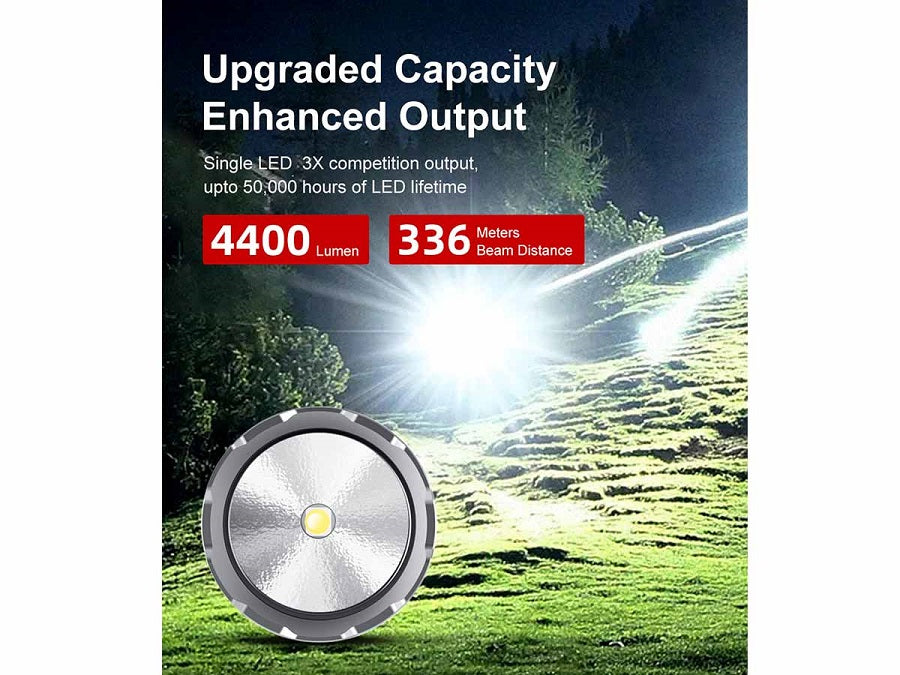 KLARUS XT21X PRO RECHARGEABLE LED FLASHLIGHT - CREE XHP70.2 - 4400 LUMENS - INCLUDES 1 X 21700