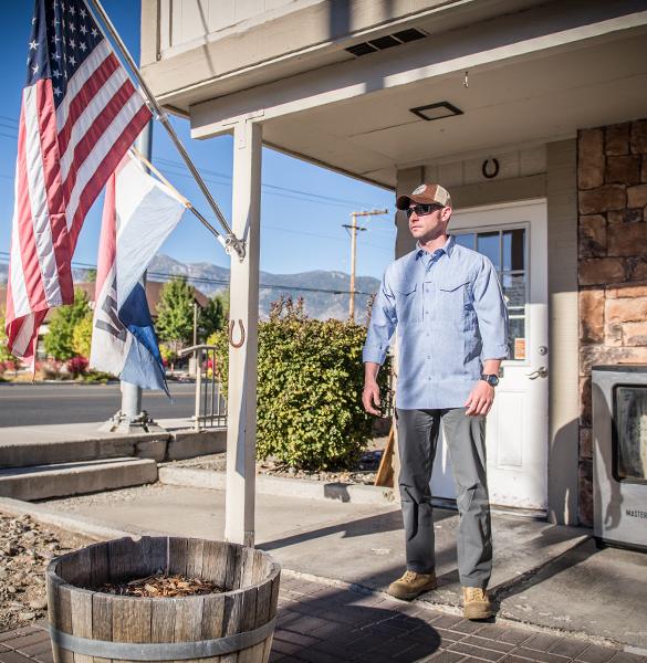 HELIKON-TEX DEFENDER MK2 GENTLEMAN SHIRT - MELANGE LIGHT BLUE