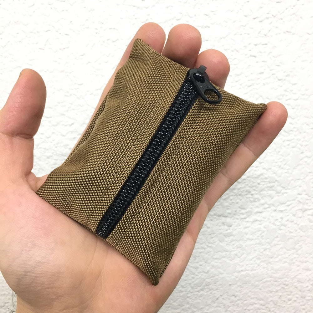 MIL-SPEC KEY WALLET WITH CARD POCKET - 1000 DENIER CORDURA (COYOTE)