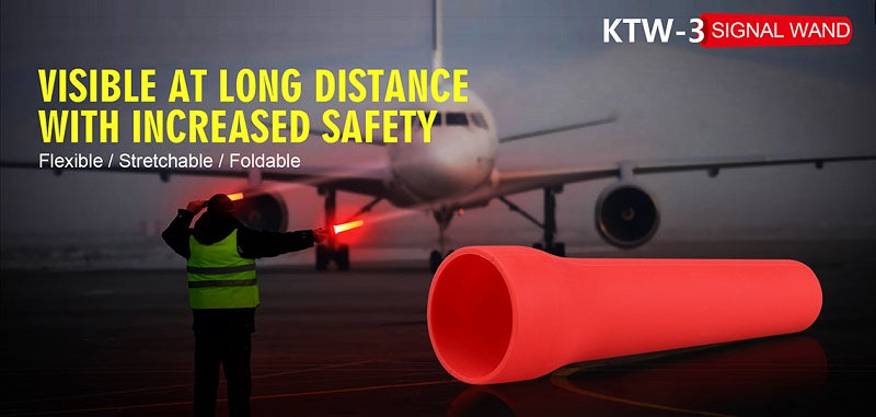 KLARUS KTW-3 RED SILICONE TRAFFIC WANDS (41MM) FOR THE 360X3, XT11X, XT21X