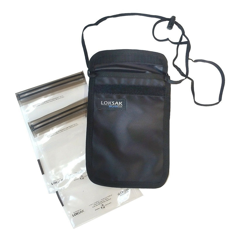 LOKSAK PASSPORT NECK CADDY - BLACK