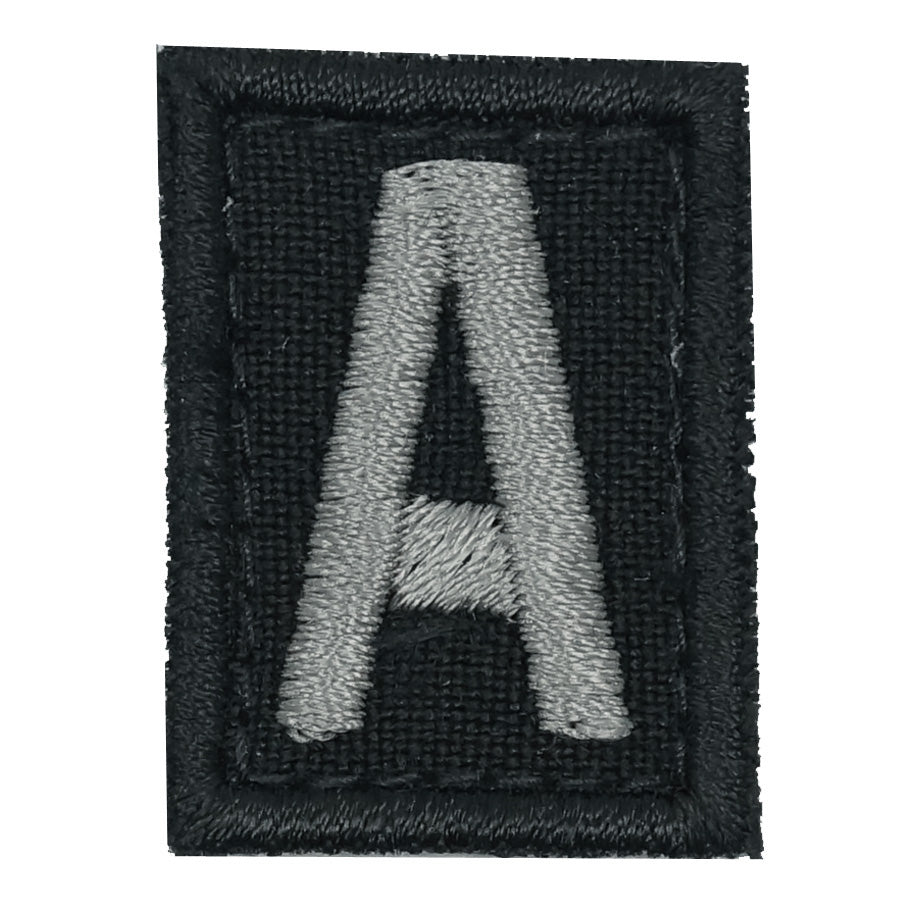 HGS LETTER A PATCH - BLACK FOLIAGE