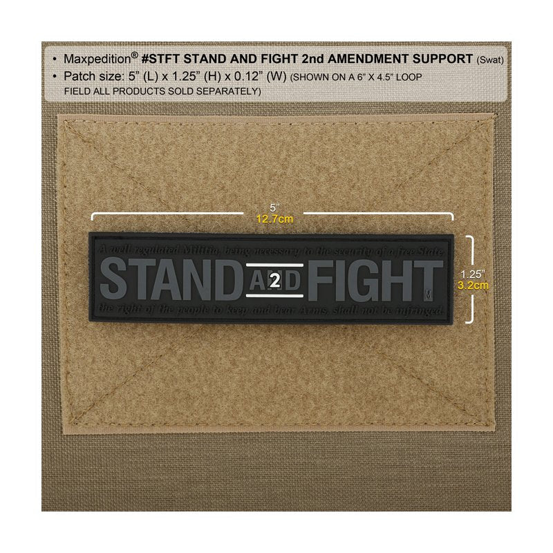 MAXPEDITION STAND AND FIGHT 2ND AMENDMENT SUPPORT PATCH - SWAT - Hock Gift Shop | Army Online Store in Singapore