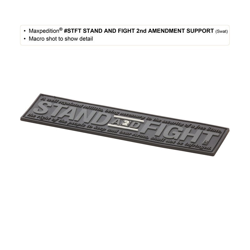 MAXPEDITION STAND AND FIGHT 2ND AMENDMENT SUPPORT PATCH - SWAT - Hock Gift Shop | Army Online Store in Singapore