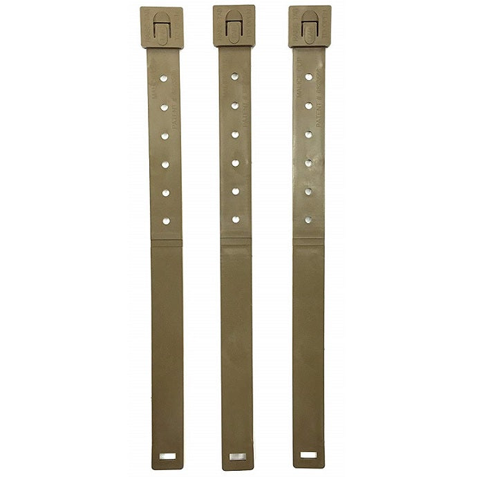 MSM TACTICAL TAILOR 5" MALICE CLIP, LONG (PACK OF 4) - COYOTE BROWN