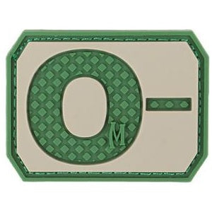 MAXPEDITION O- NEG BLOOD TYPE PATCH - ARID