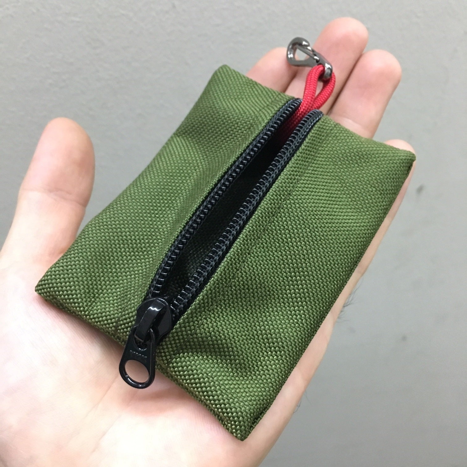 MIL-SPEC KEY WALLET WITH CARD POCKET - 1000 DENIER CORDURA (OD)