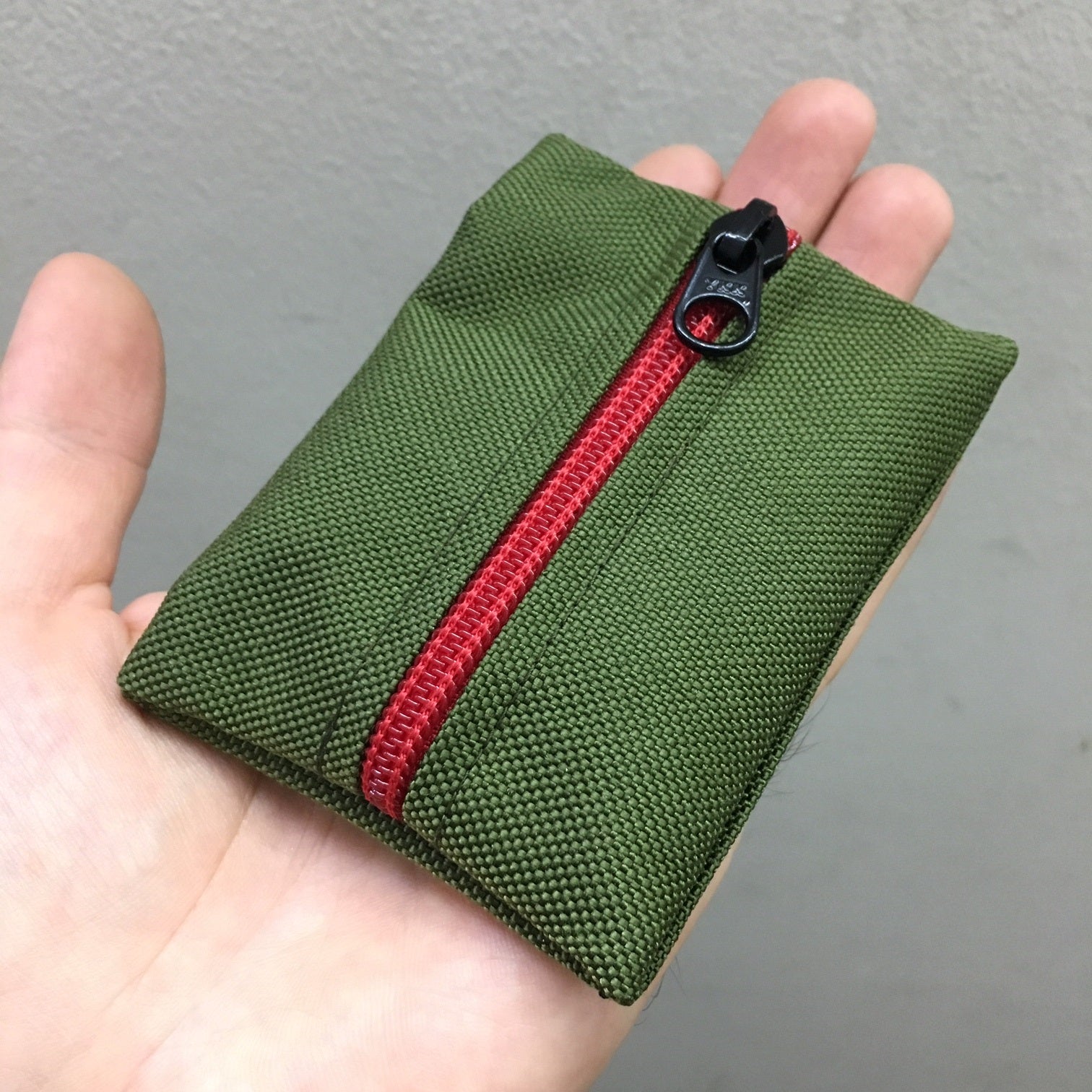 MIL-SPEC KEY WALLET WITH CARD POCKET - 1000 DENIER CORDURA (OD)