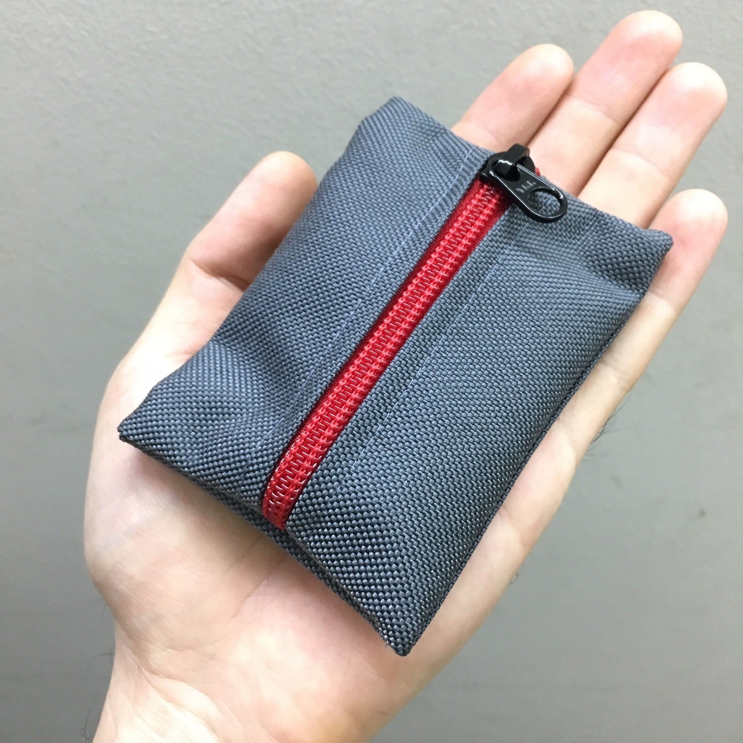 MIL-SPEC KEY WALLET WITH CARD POCKET - 1000 DENIER CORDURA (STEEL GRAY)