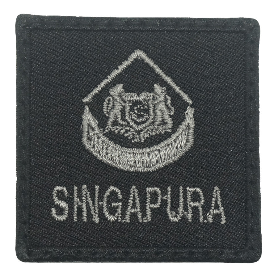 MINI SAF RANK PATCH - 3WO (BLACK FOLIAGE)