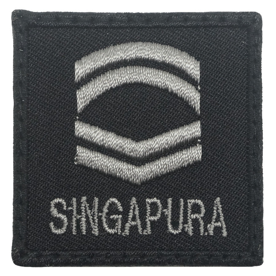 MINI SAF RANK PATCH - CFC (BLACK FOLIAGE)