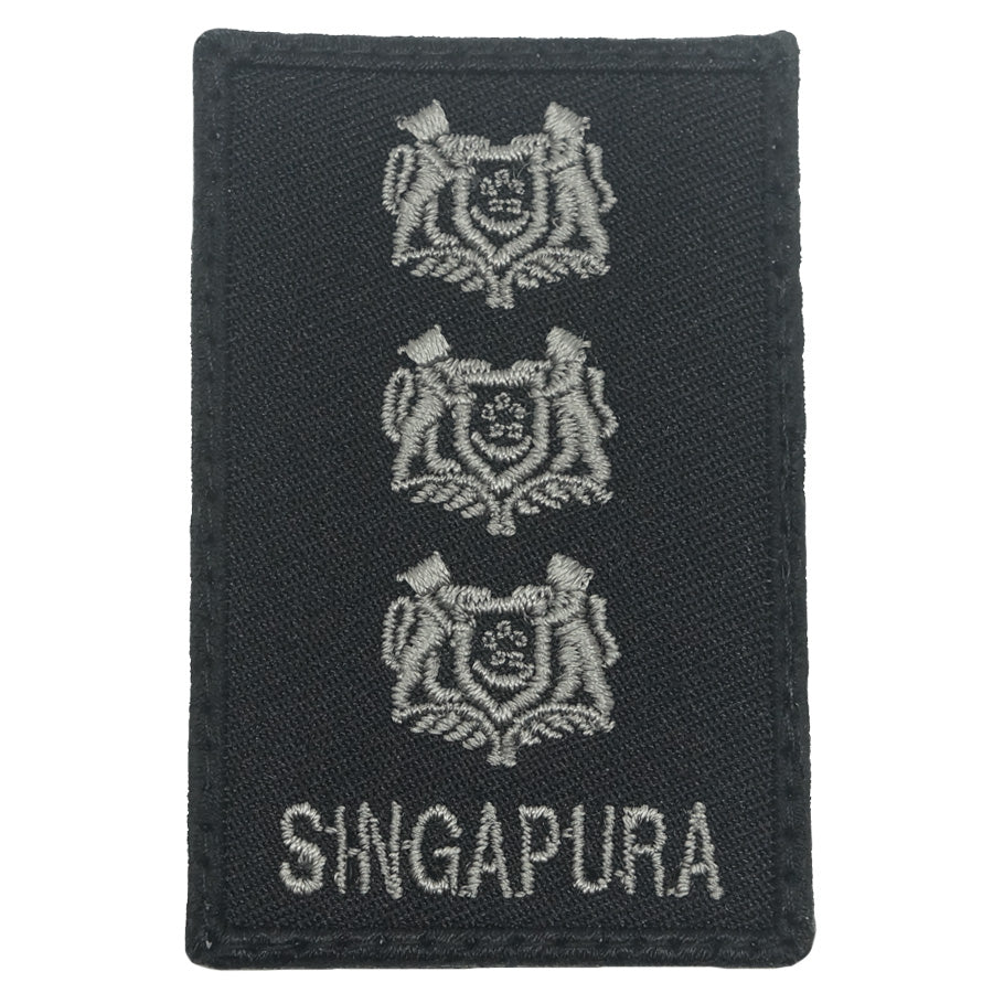MINI SAF RANK PATCH - COL (BLACK FOLIAGE)