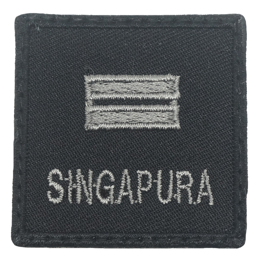 MINI SAF RANK PATCH - LTA (BLACK FOLIAGE)