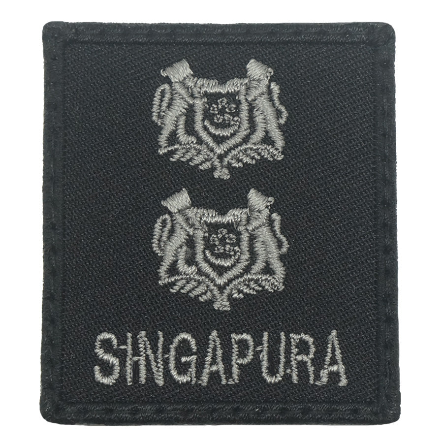 MINI SAF RANK PATCH - LTC (BLACK FOLIAGE)