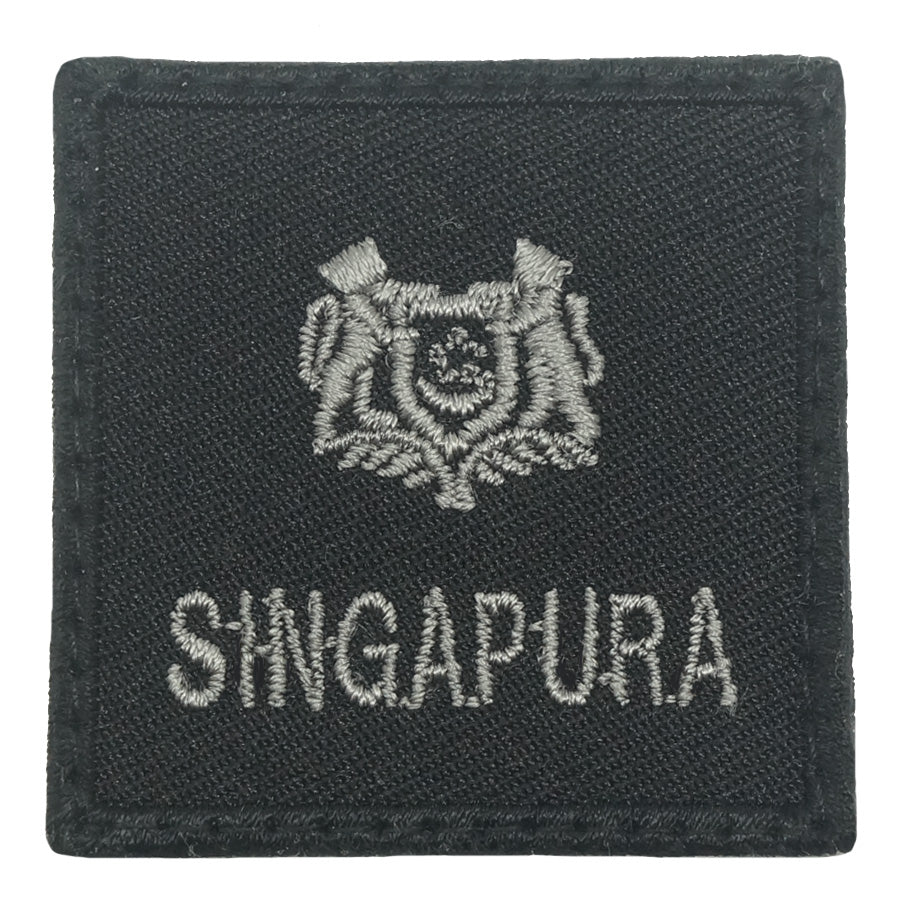 MINI SAF RANK PATCH - MAJ (BLACK FOLIAGE)