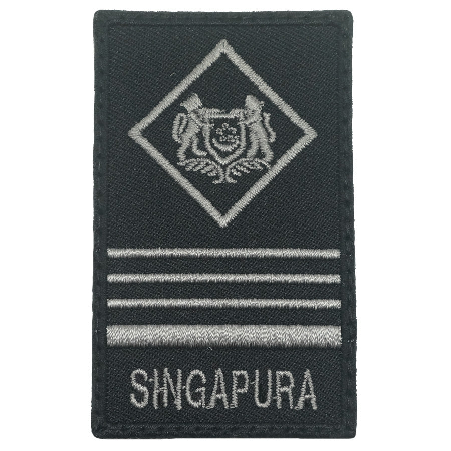 MINI SAF RANK PATCH - ME6 (BLACK FOLIAGE)