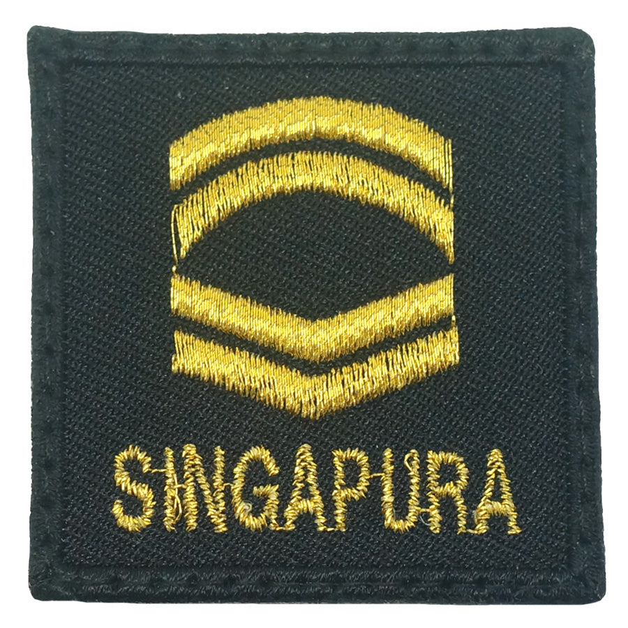 MINI SAF RANK PATCH - CFC (BLACK GOLD)