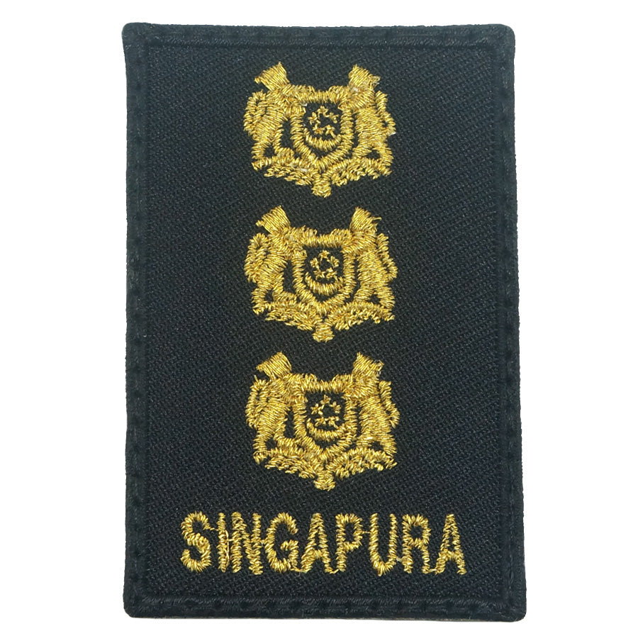 MINI SAF RANK PATCH - COL (BLACK GOLD)