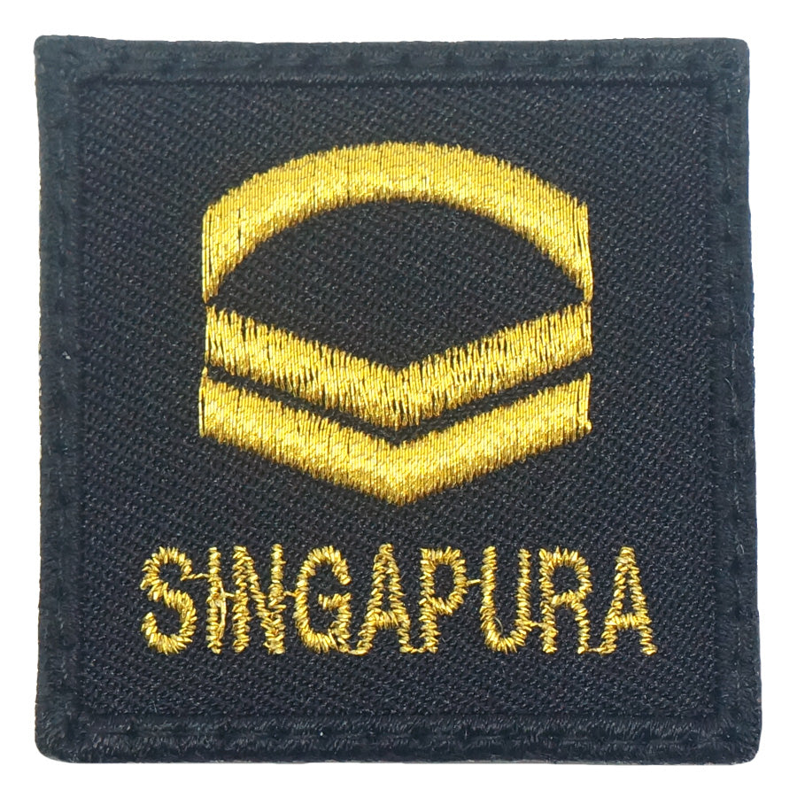 MINI SAF RANK PATCH - CPL (BLACK GOLD)