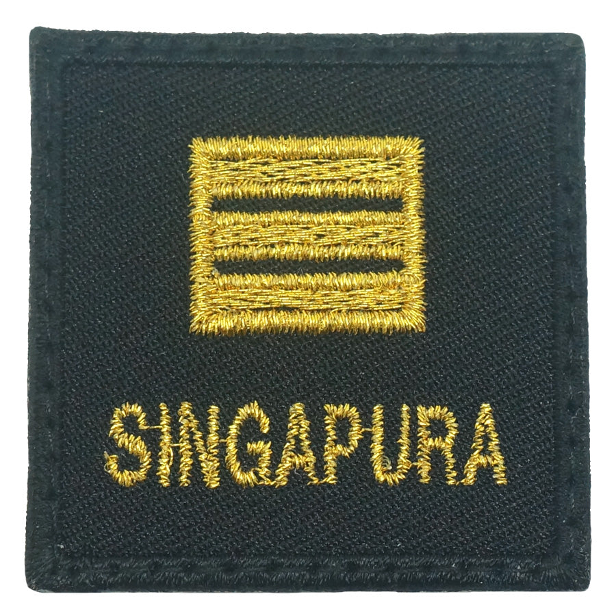 MINI SAF RANK PATCH - CPT (BLACK GOLD)