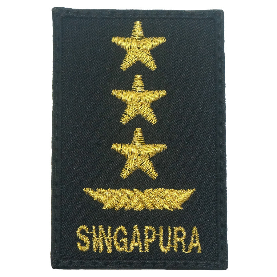MINI SAF RANK PATCH - LG (BLACK GOLD)