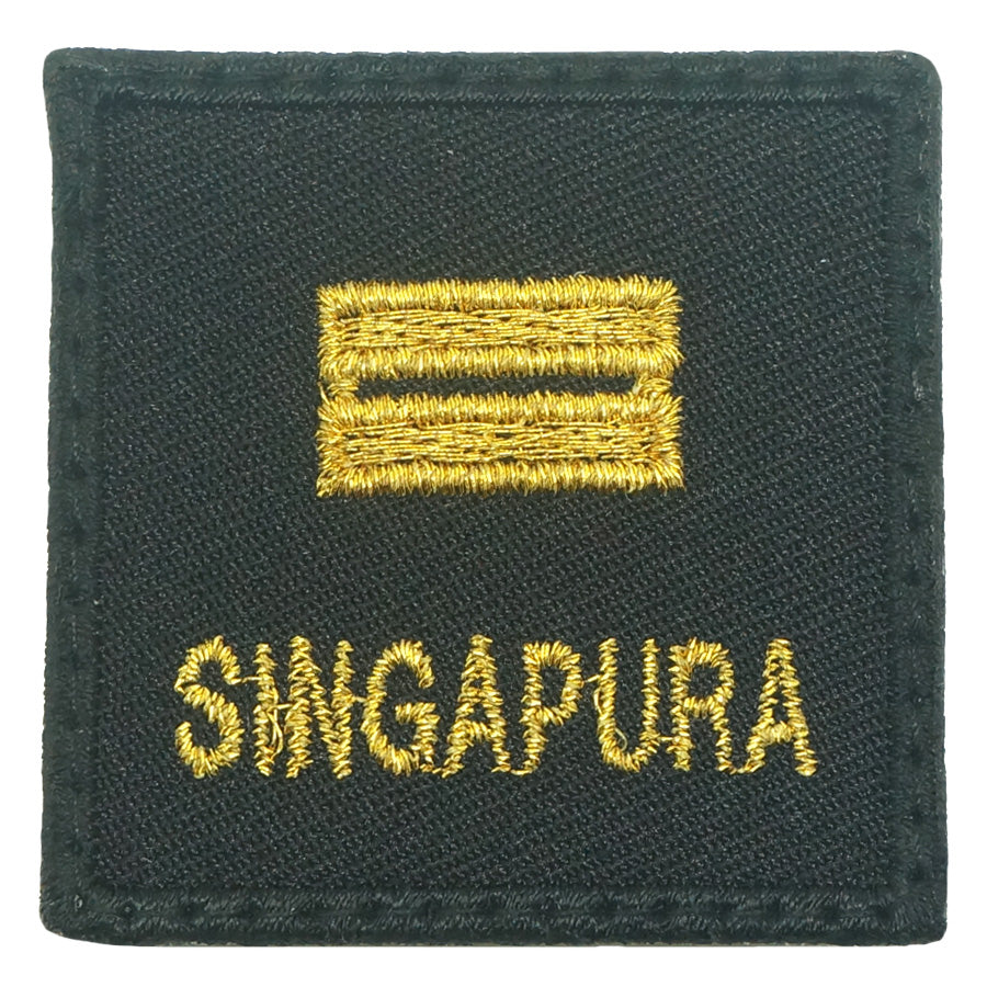 MINI SAF RANK PATCH - LTA (BLACK GOLD)