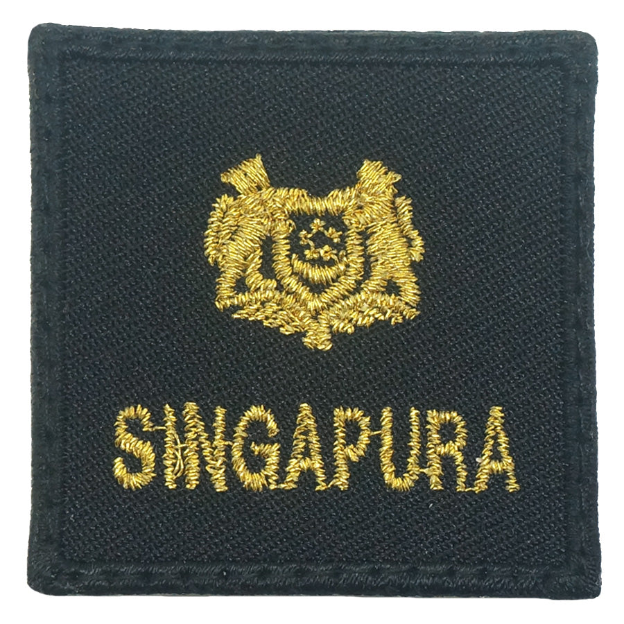 MINI SAF RANK PATCH - MAJ (BLACK GOLD)