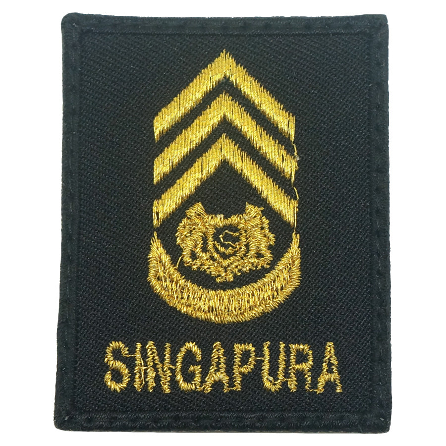 MINI SAF RANK PATCH - MWO (BLACK GOLD)