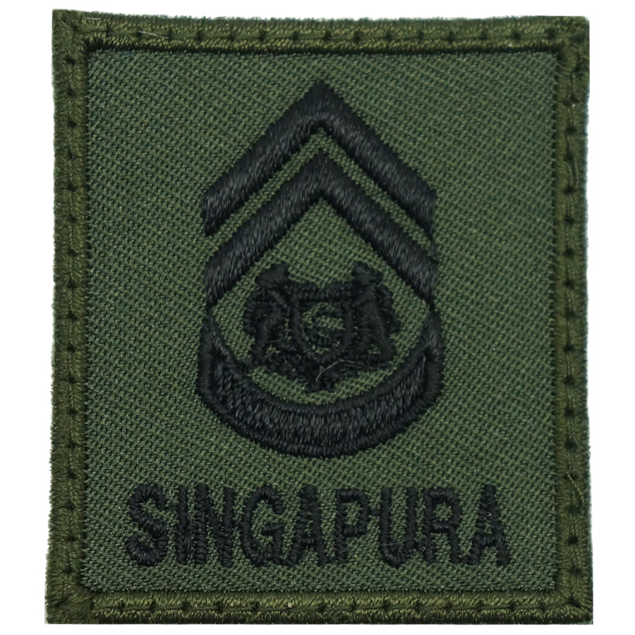 MINI SAF RANK PATCH - 1WO (OD GREEN)