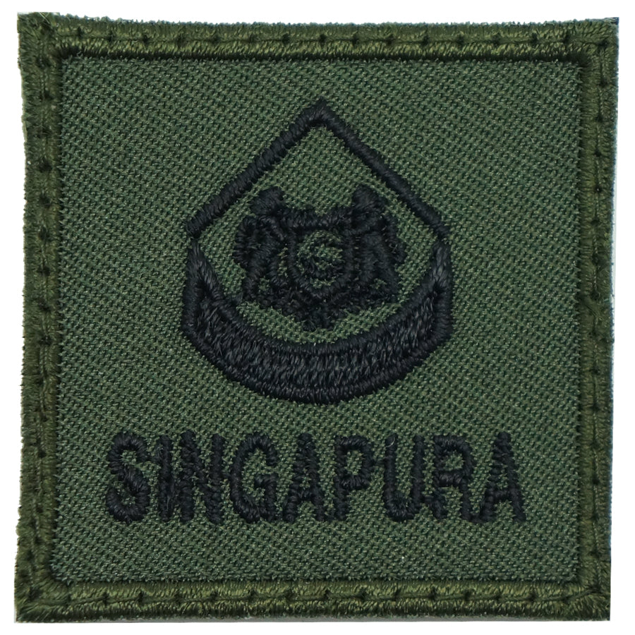 MINI SAF RANK PATCH - 3WO (OD GREEN)